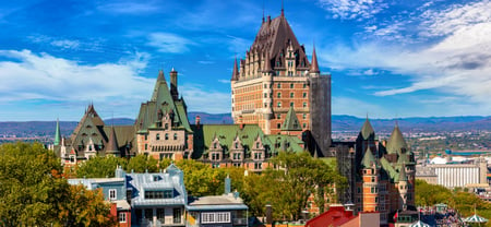 Panoramic view of Frontenac Castle