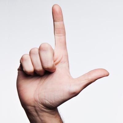 sign language hand
