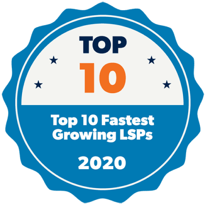 Top 10 Fastest Growing LSP's 2020