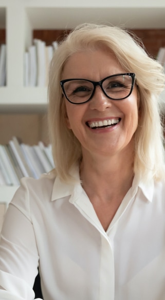 Picture of a woman smiling