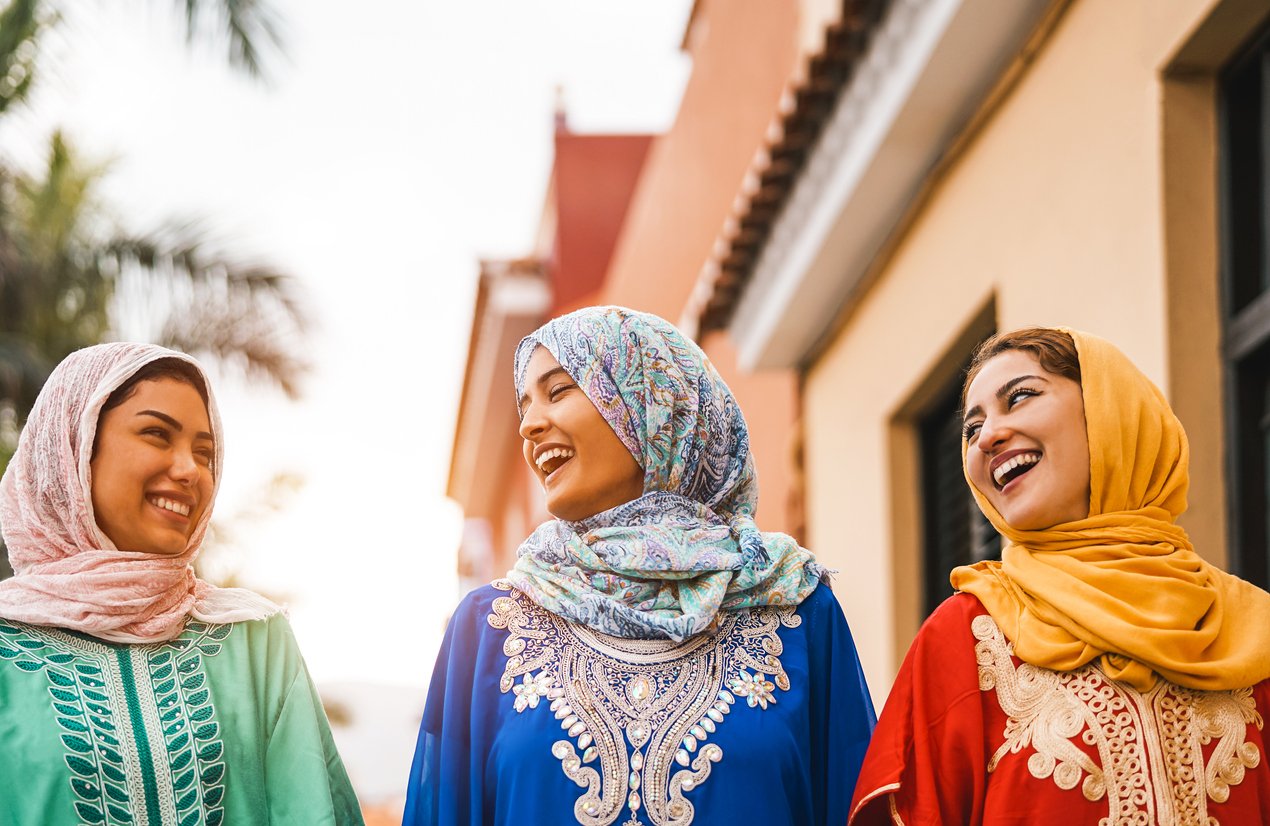 turkish women laughing